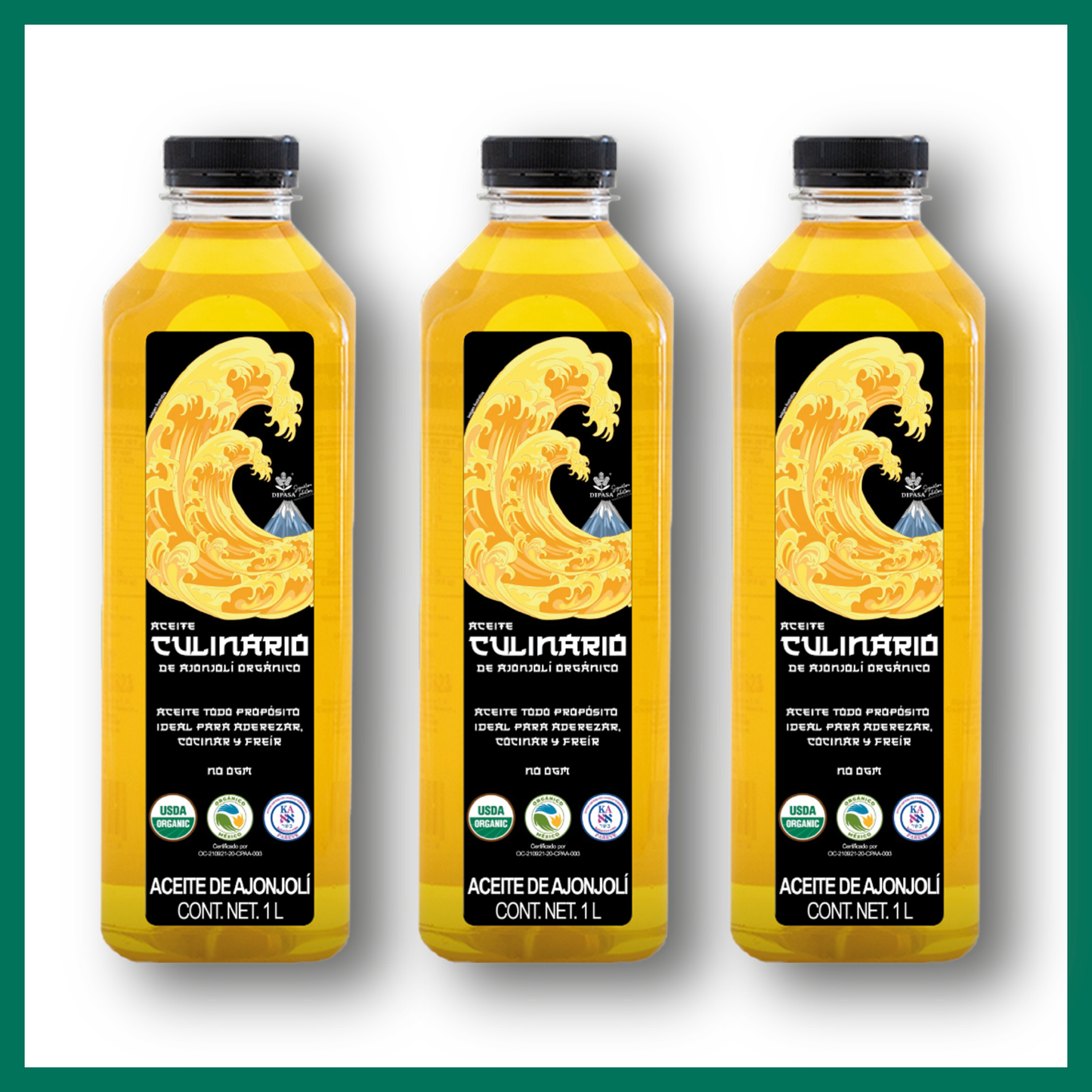
                  
                    Aceite Culinario de Ajonjolí Orgánico 1 Litro
                  
                