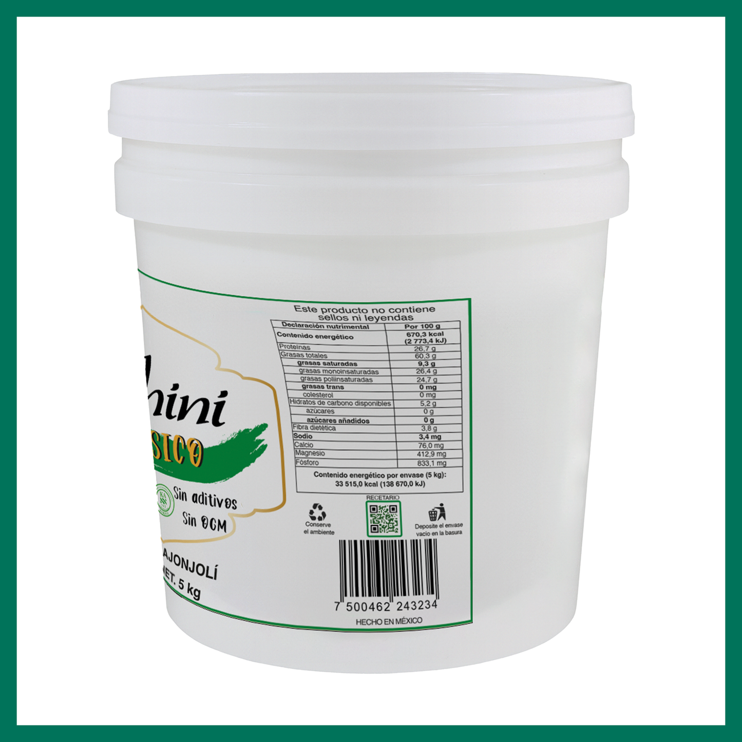 
                  
                    Tahini Clásico 5kg
                  
                
