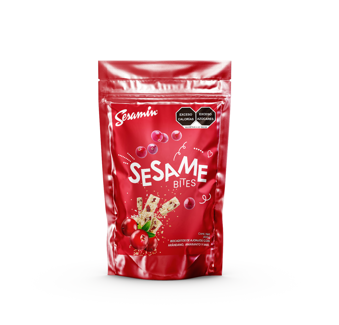 
                  
                    Dulces De Ajonjolí, Arándano, Amaranto Y Miel Sesamin 400g
                  
                