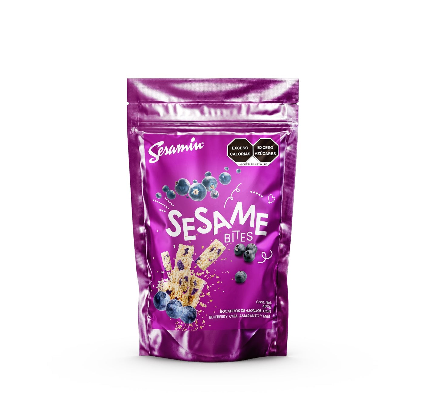 
                  
                    Dulces De Ajonjolí, Blueberry, Amaranto Y Miel Sesamin 400g | 15 Unidades
                  
                