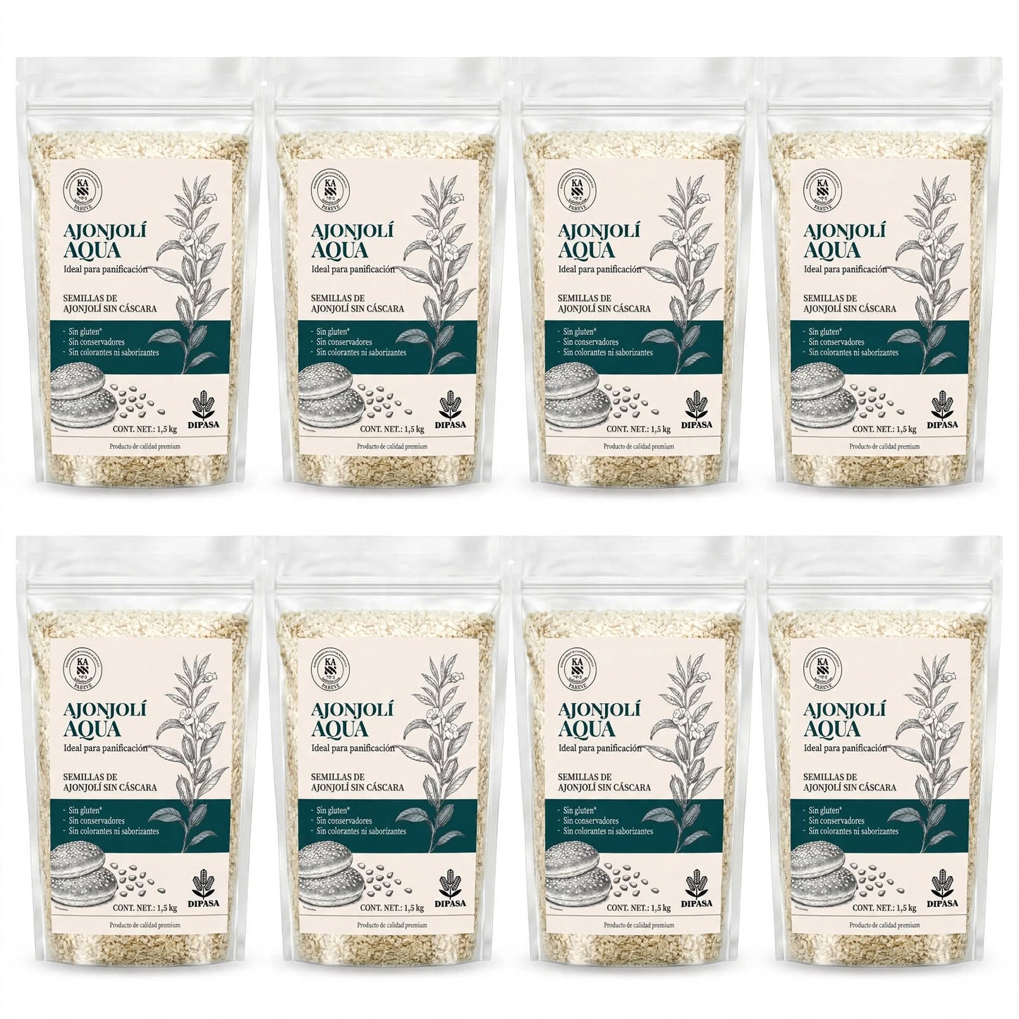 
                  
                    Semillas de Ajonjolí sin cáscara 1.5 kg
                  
                