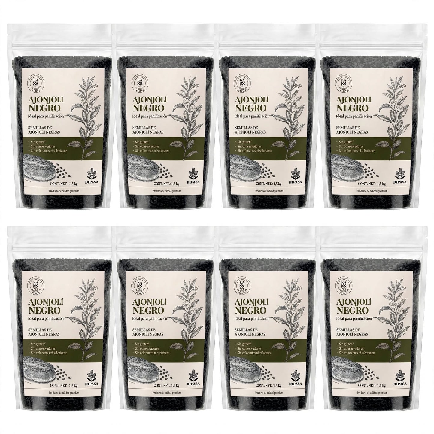 
                  
                    Semillas de Ajonjolí Negro 1.5 kg
                  
                
